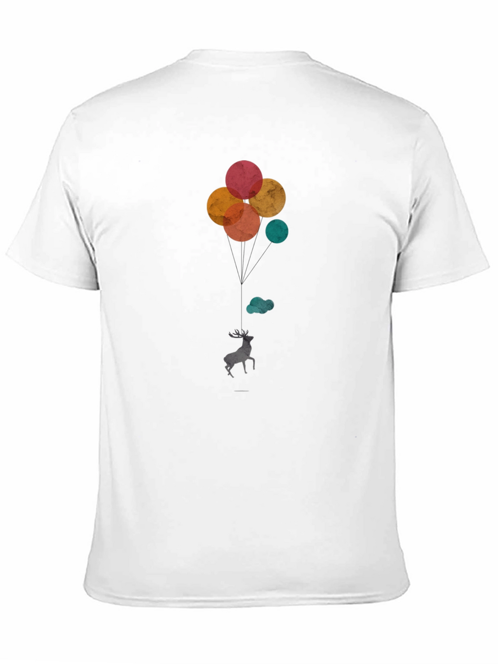 Deer Balloons Graphic T-Shirt