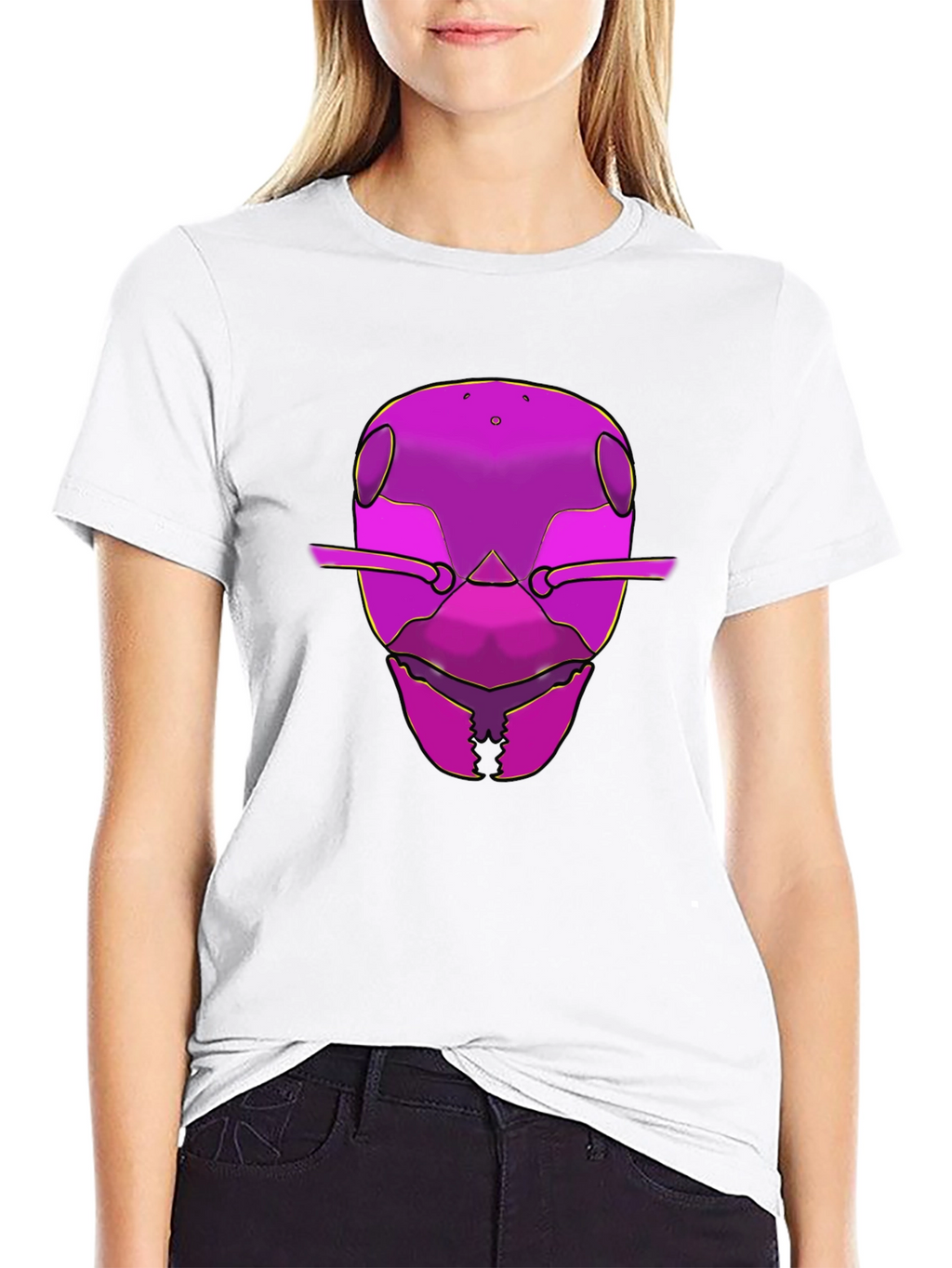 Bold Graphic Tee - Ant Head Design