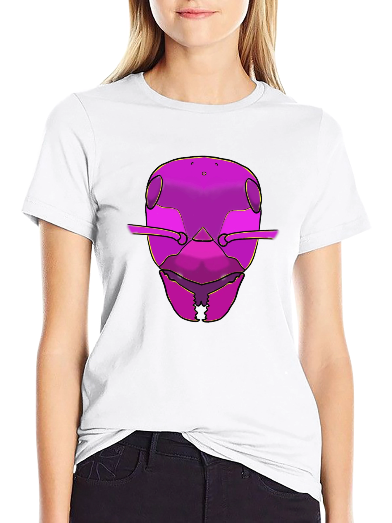 Bold Graphic Tee - Ant Head Design