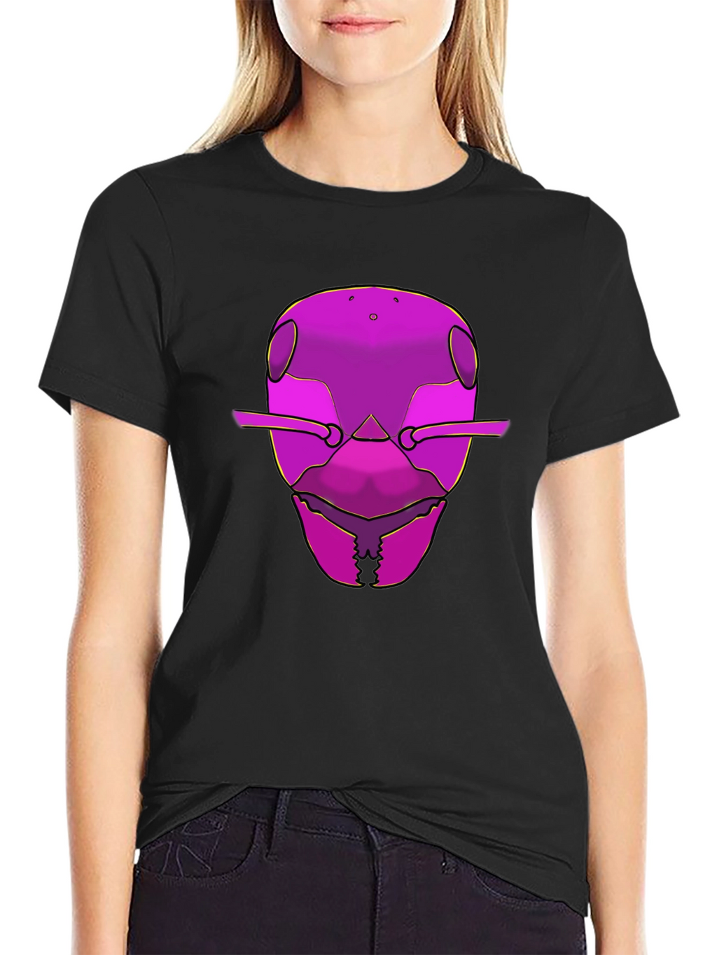Bold Graphic Tee - Ant Head Design