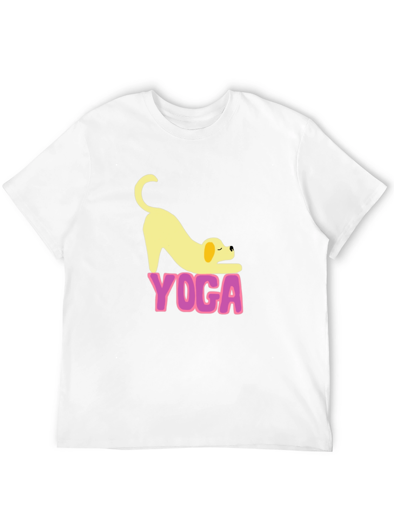 Yoga Dog Black T-Shirt