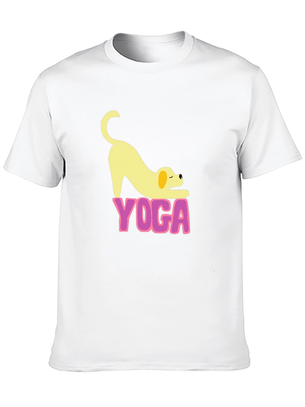 Yoga Dog Black T-Shirt