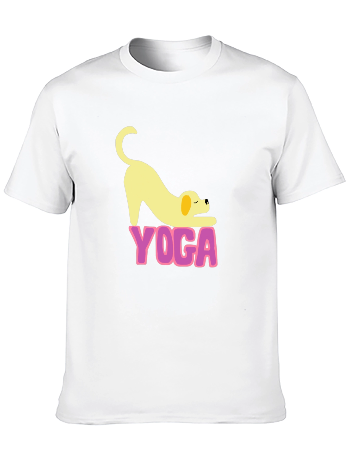 Yoga Dog Black T-Shirt