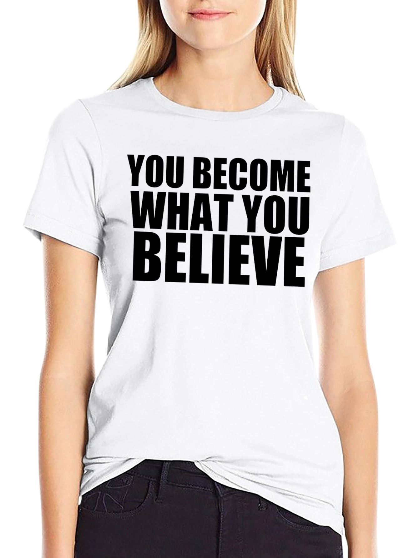 Motivational Quote Black T-Shirt