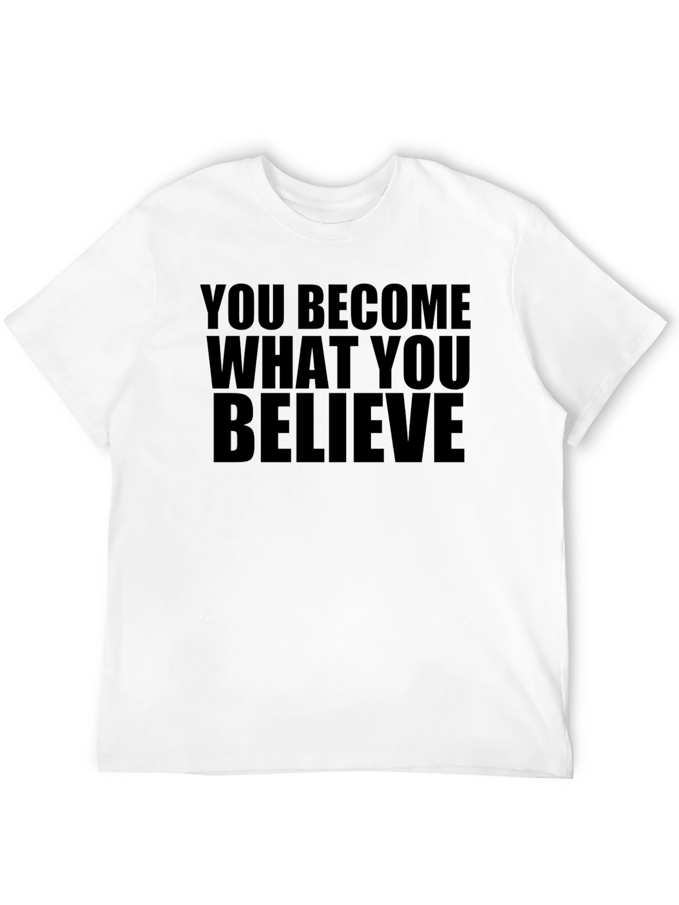 Motivational Quote Black T-Shirt