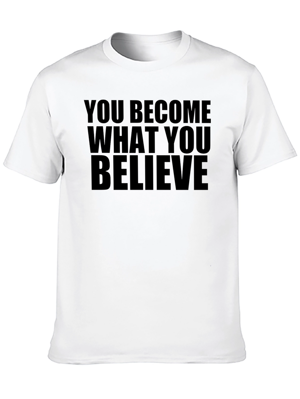 Motivational Quote Black T-Shirt