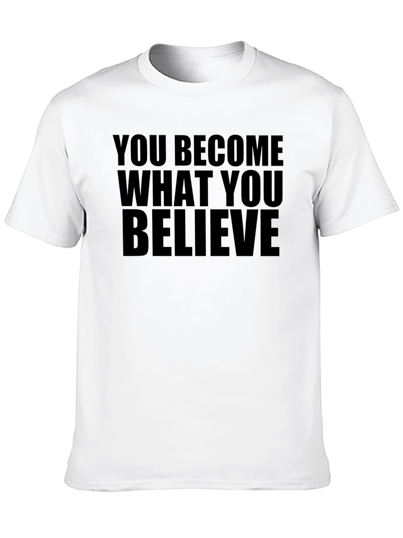 Motivational Quote Black T-Shirt