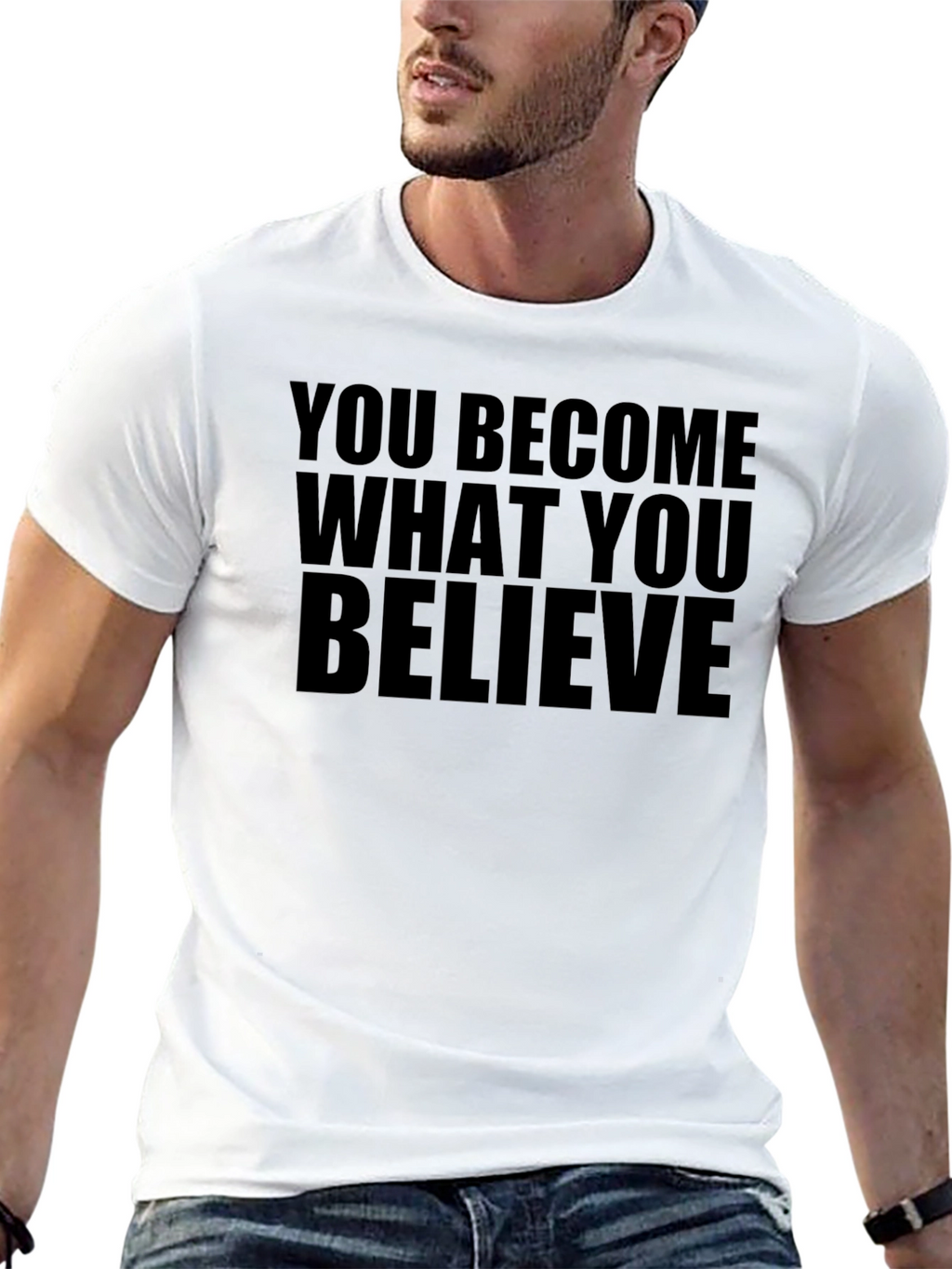 Motivational Quote Black T-Shirt