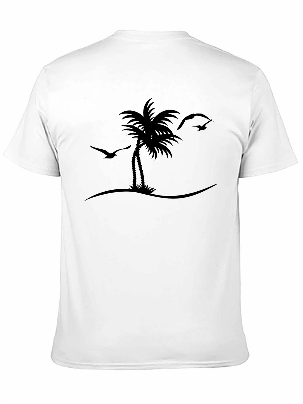 Island Life Tee - Black Palm Tree Graphic T-Shirt