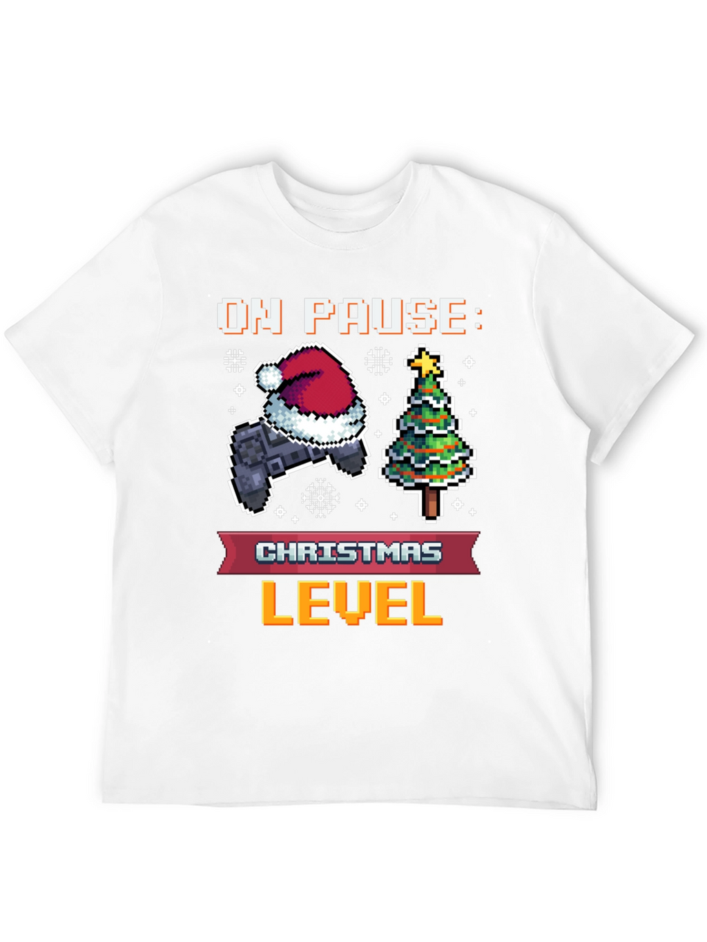 On Pause: Christmas Level Gamer Tee