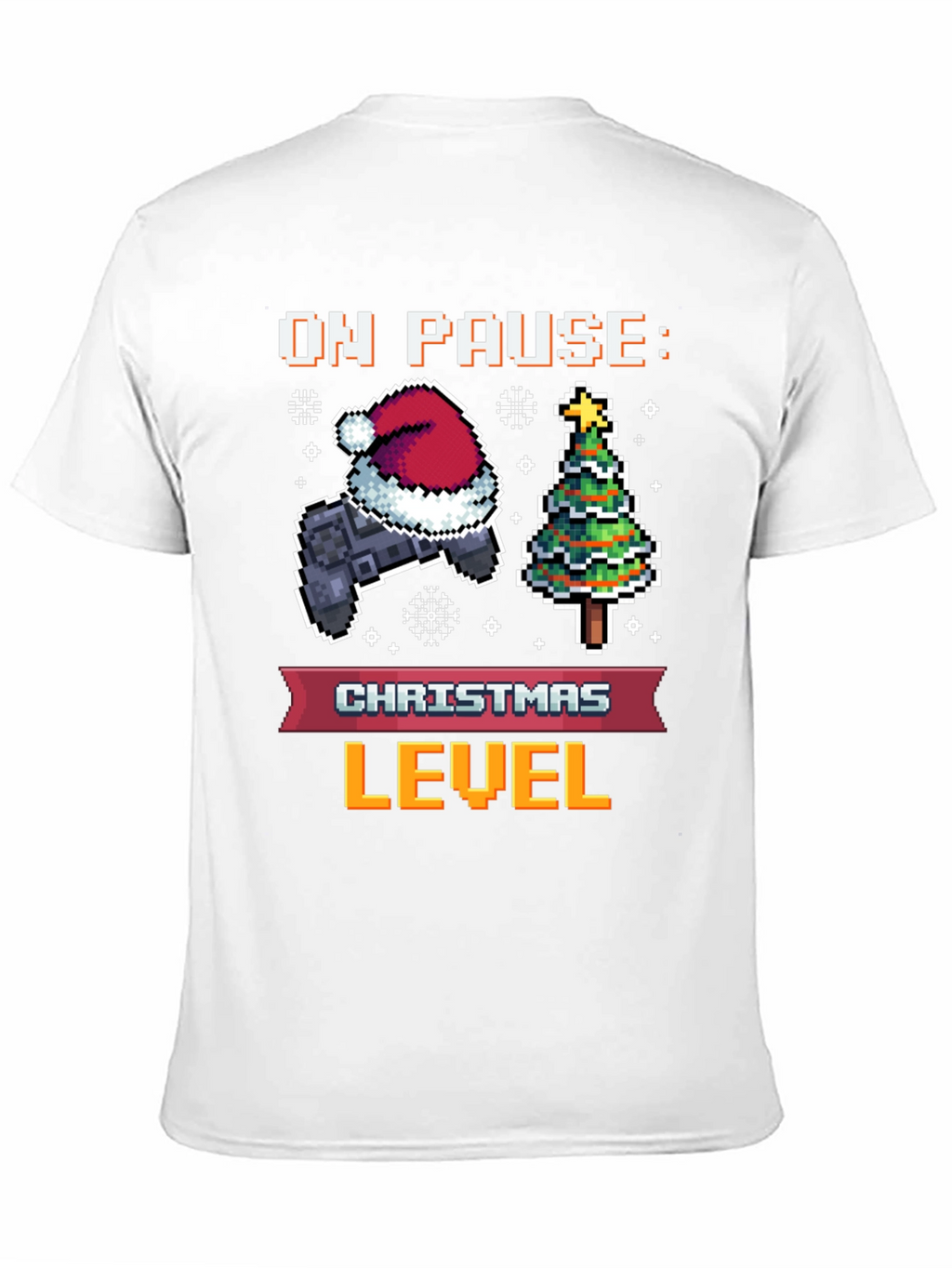 On Pause: Christmas Level Gamer Tee