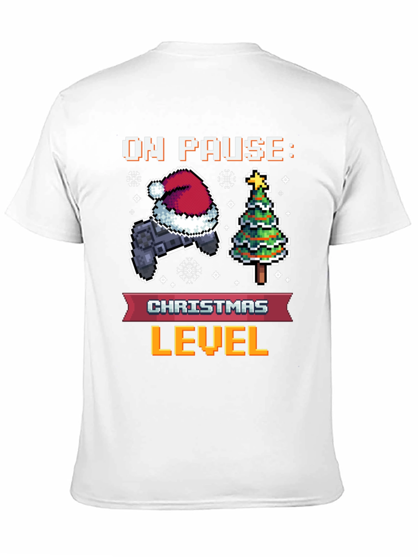On Pause: Christmas Level Gamer Tee