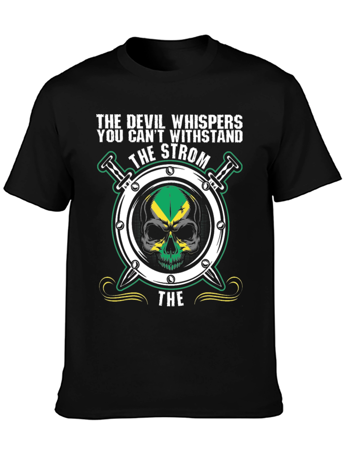 Devil Whispers the Strom Graphic T-Shirt