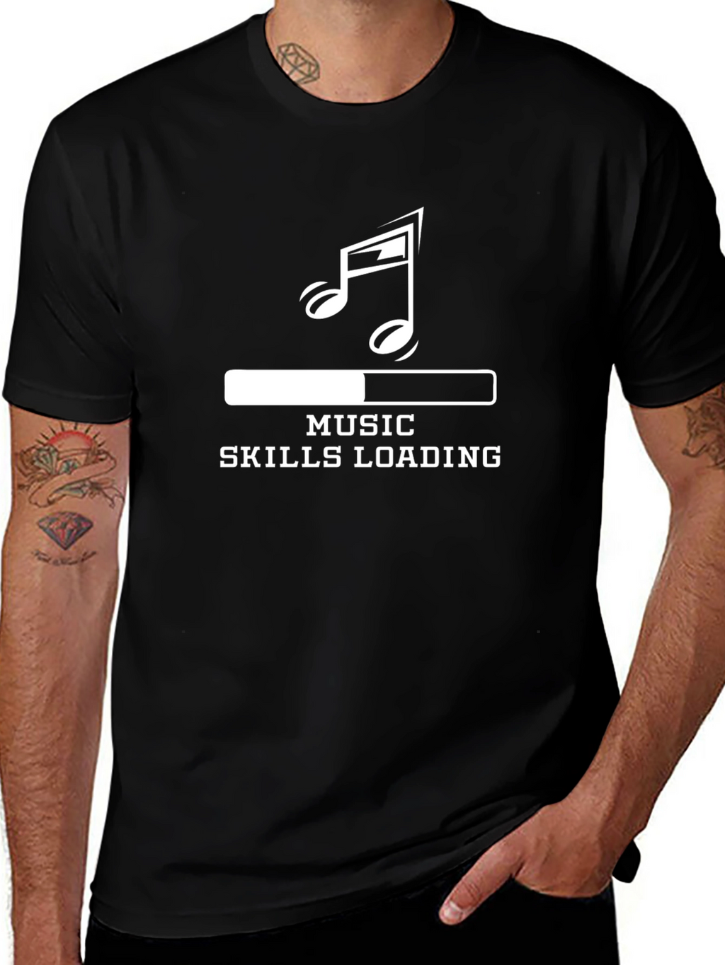 Music Skills Loading Graphic Tee