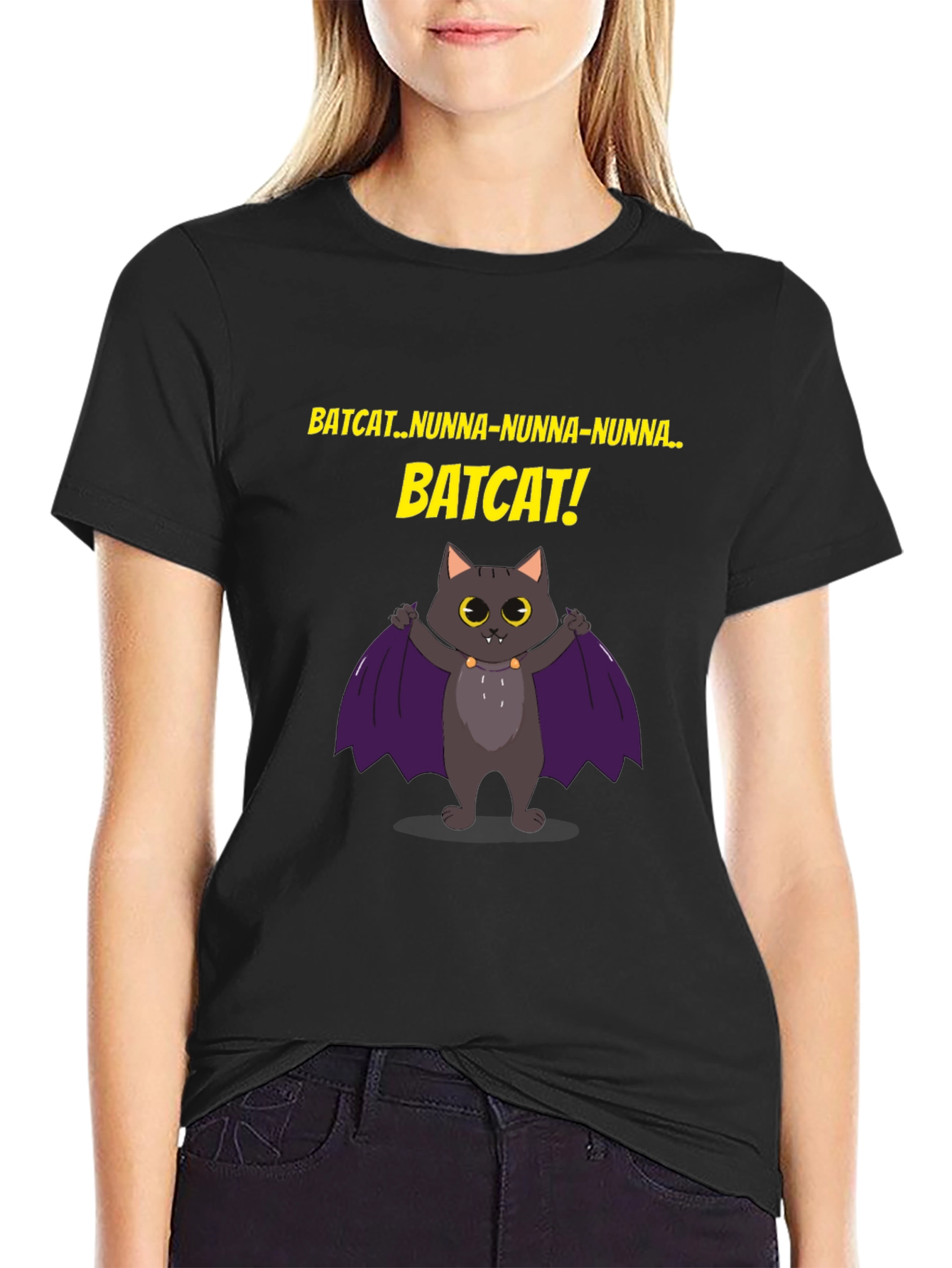 Batcat T-Shirt -  Fun Graphic Tee