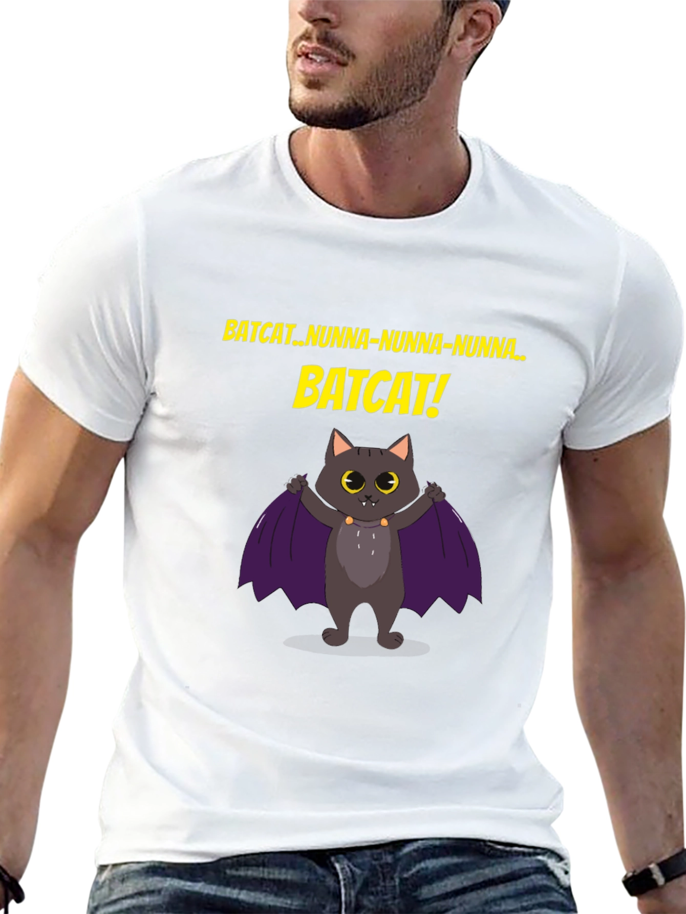 Batcat T-Shirt -  Fun Graphic Tee