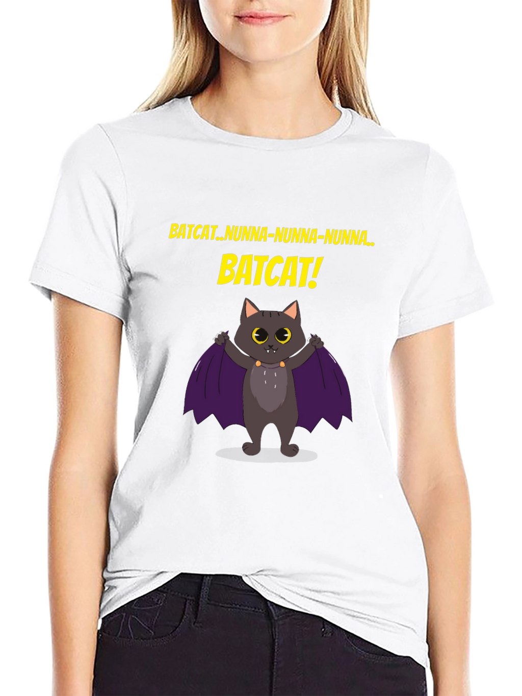 Batcat T-Shirt -  Fun Graphic Tee
