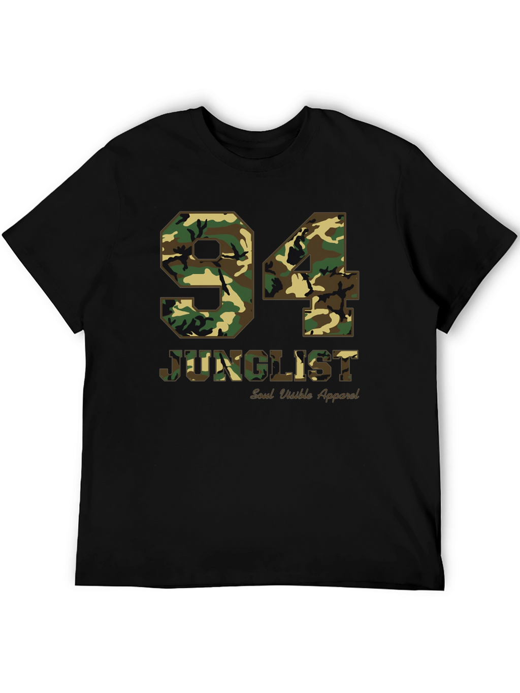 94 Junglist Camo Print Graphic Tee