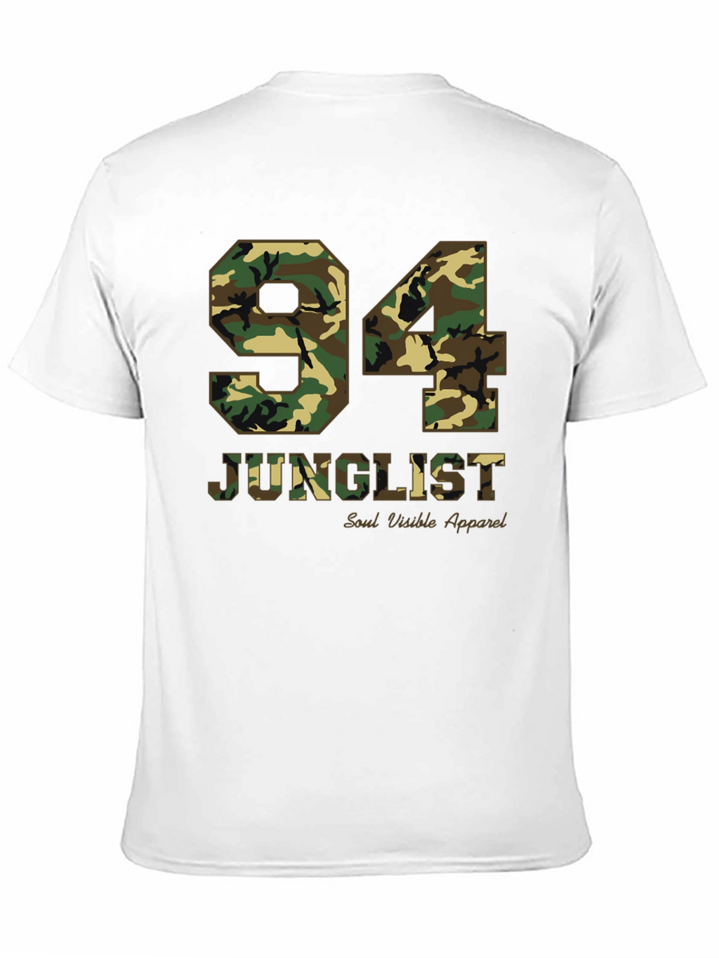 94 Junglist Camo Print Graphic Tee