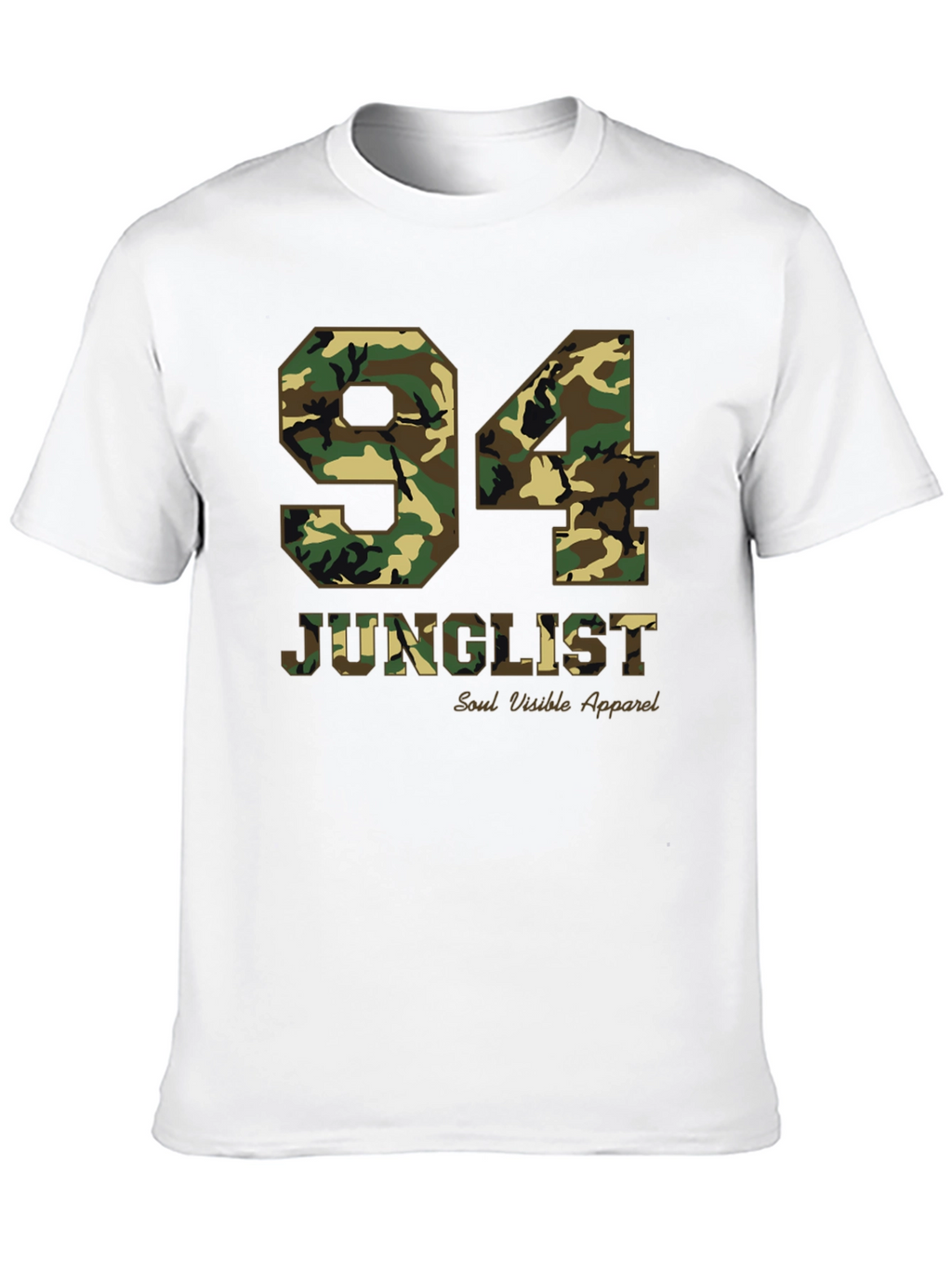 94 Junglist Camo Print Graphic Tee
