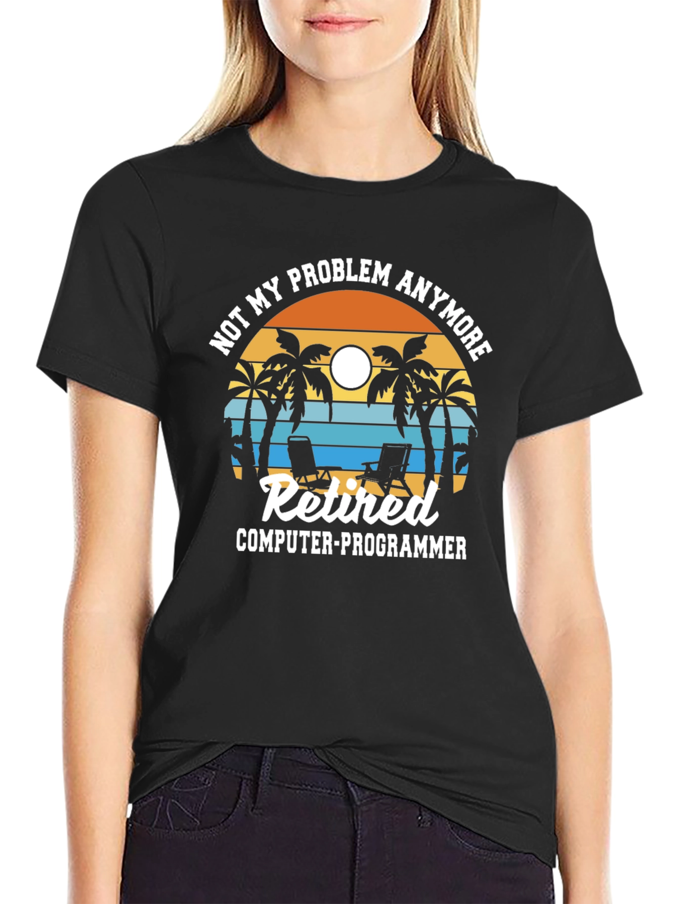 Retired Computer Programmer Graphic Tee
