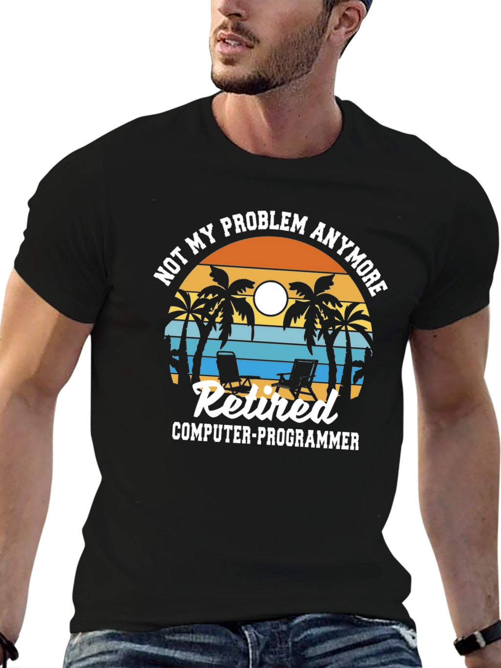 Retired Computer Programmer Graphic Tee