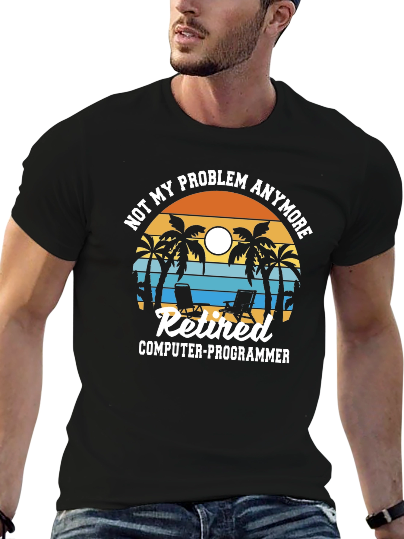 Retired Computer Programmer Graphic Tee
