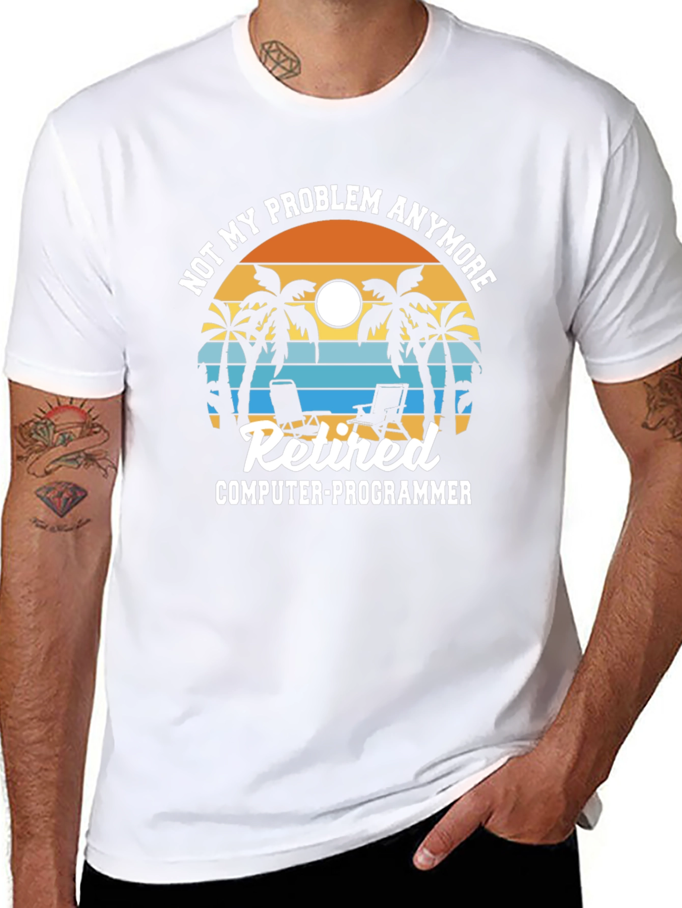 Retired Computer Programmer Graphic Tee