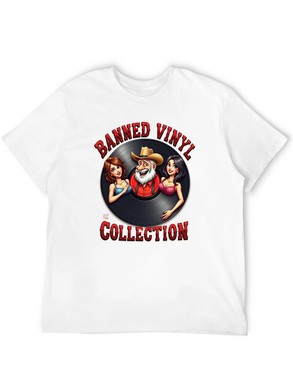 Banned Vinyl Collection T-Shirt - Country Music Style
