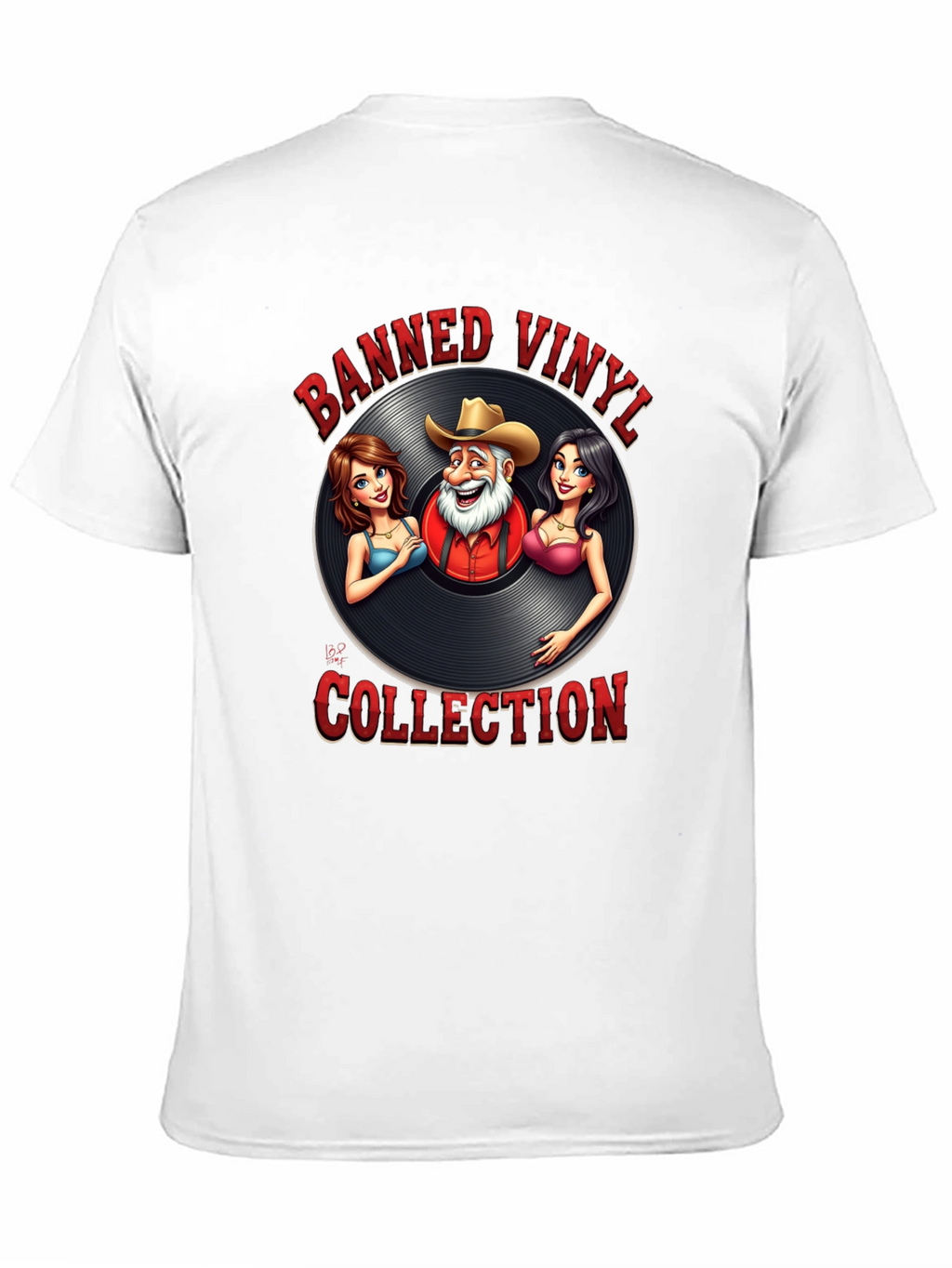 Banned Vinyl Collection T-Shirt - Country Music Style
