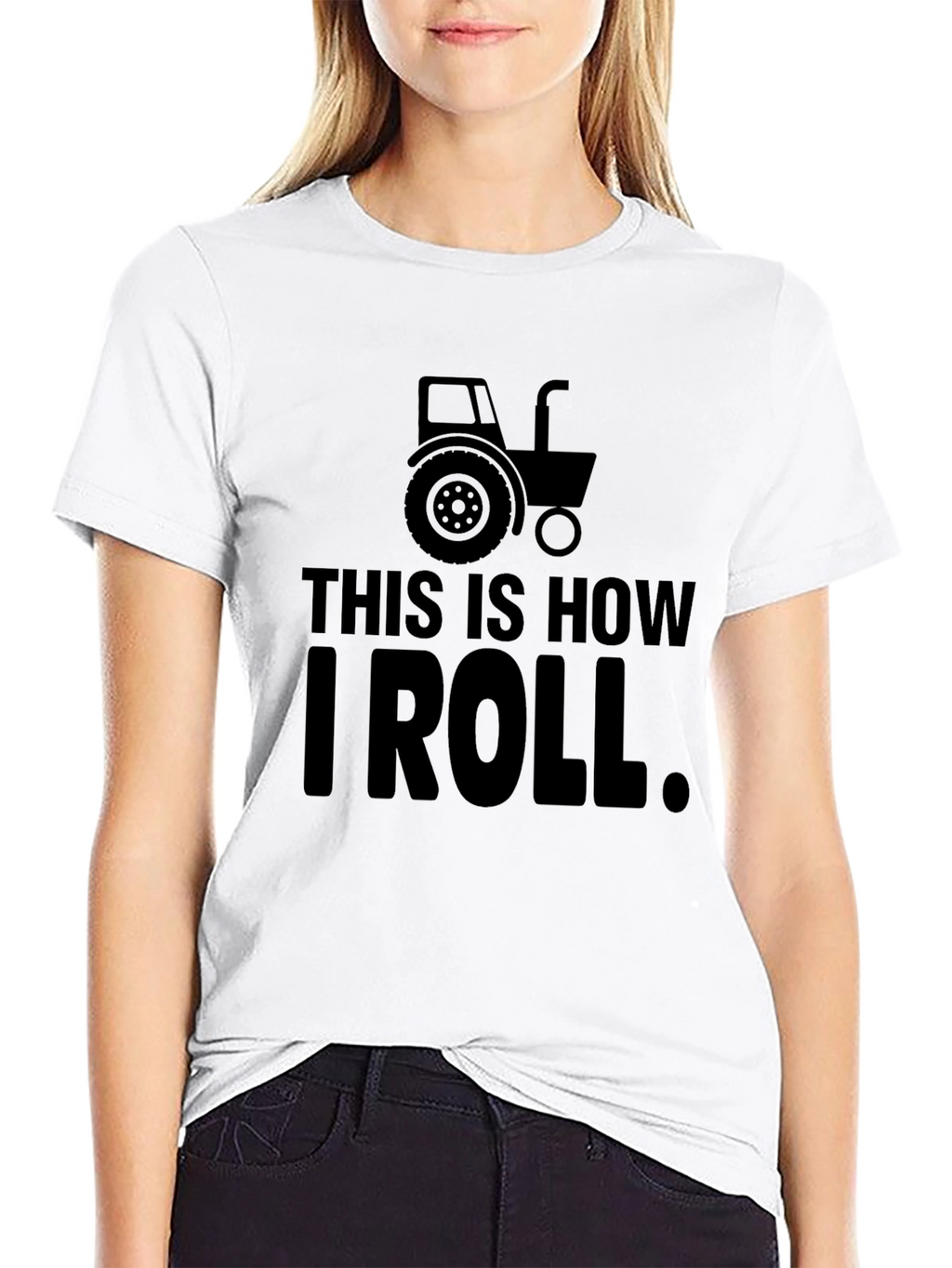This is How I Roll Tractor Graphic T-Shirt