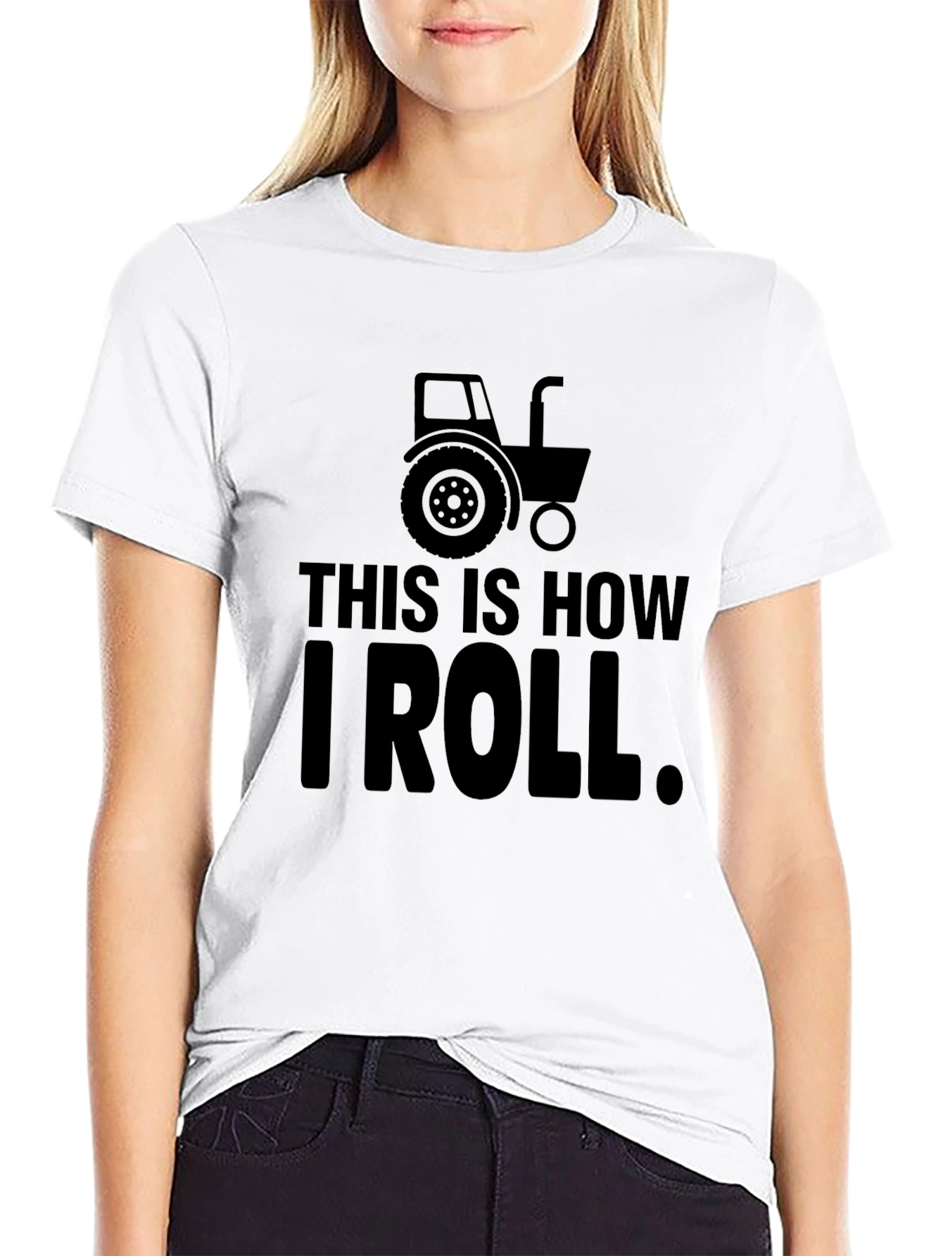 This is How I Roll Tractor Graphic T-Shirt