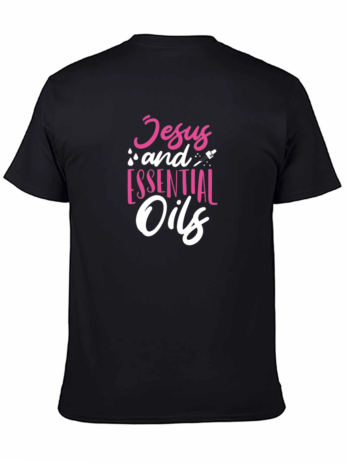 Jesus and Essential Oils Graphic T-Shirt