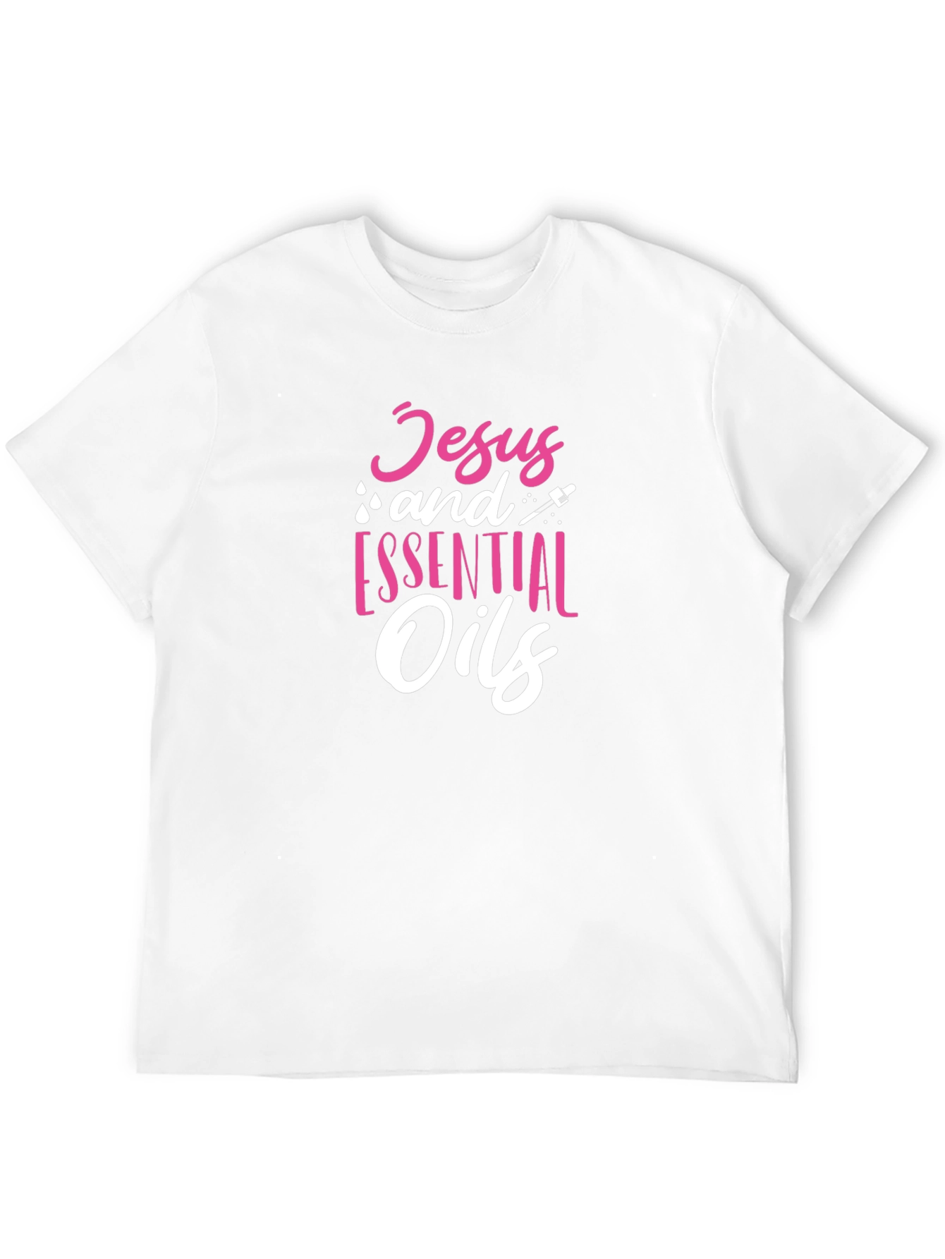 Jesus and Essential Oils Graphic T-Shirt