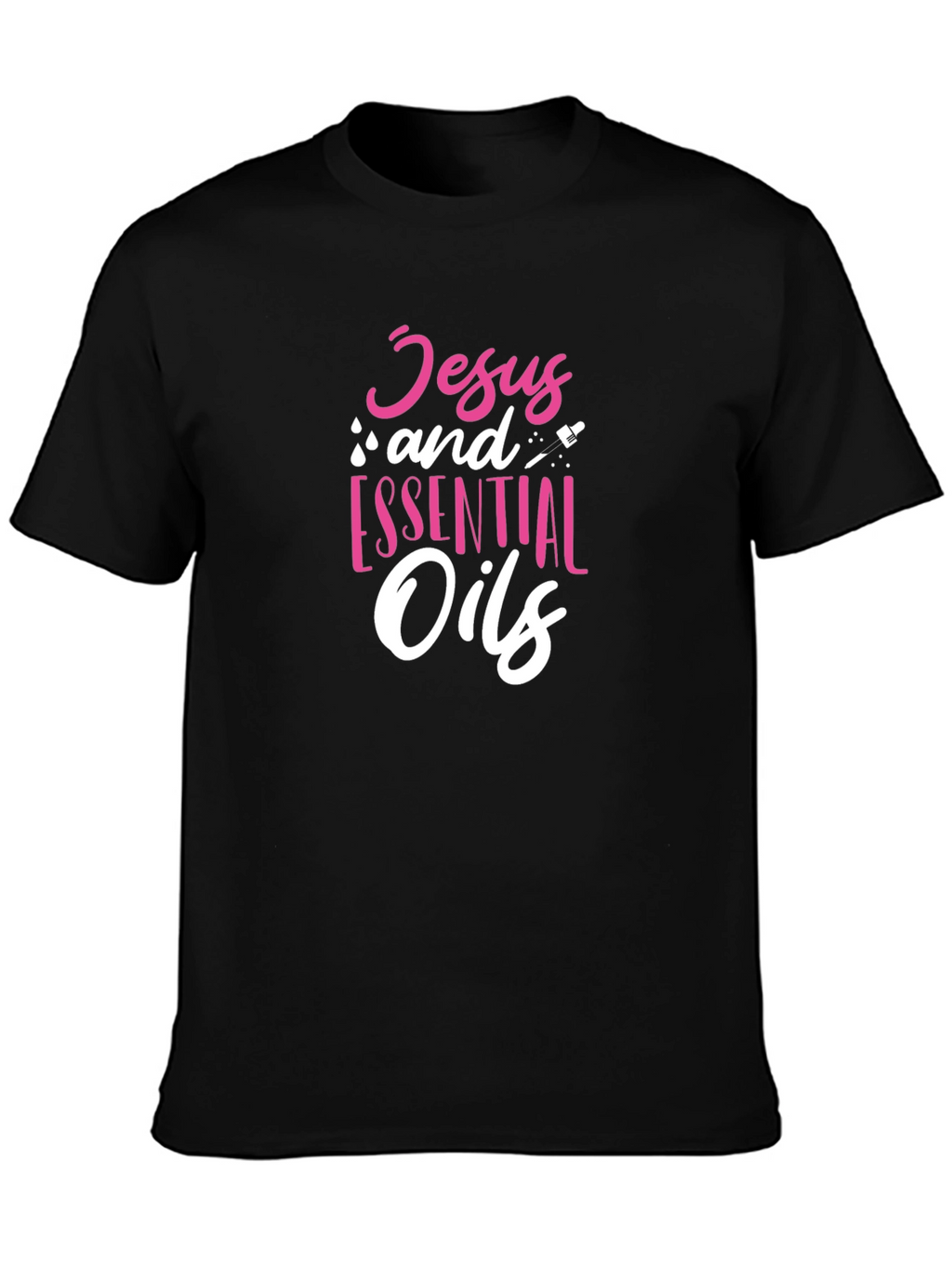 Jesus and Essential Oils Graphic T-Shirt