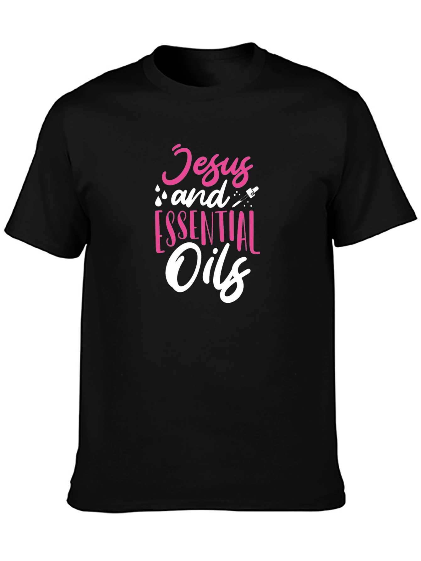 Jesus and Essential Oils Graphic T-Shirt