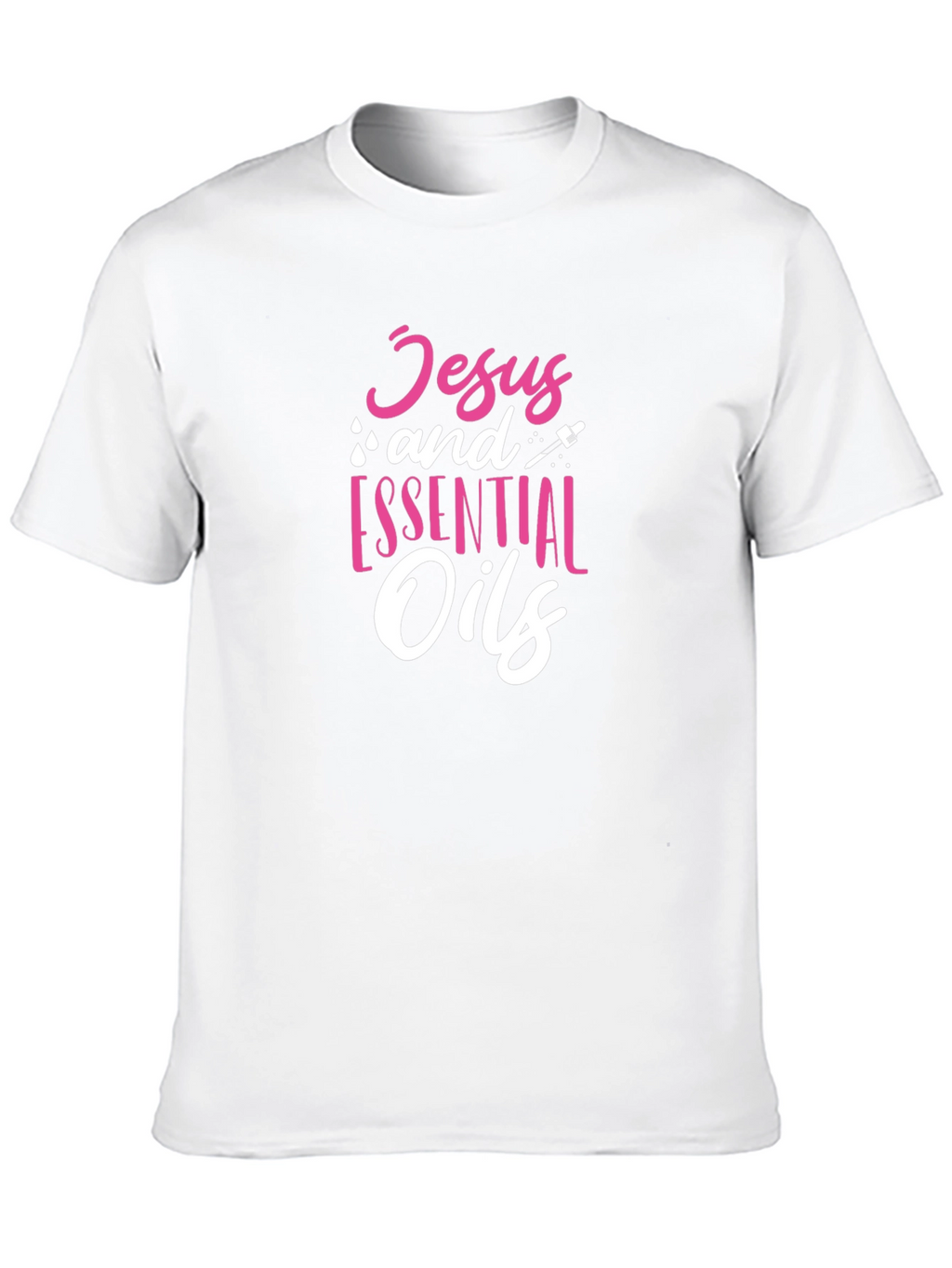 Jesus and Essential Oils Graphic T-Shirt