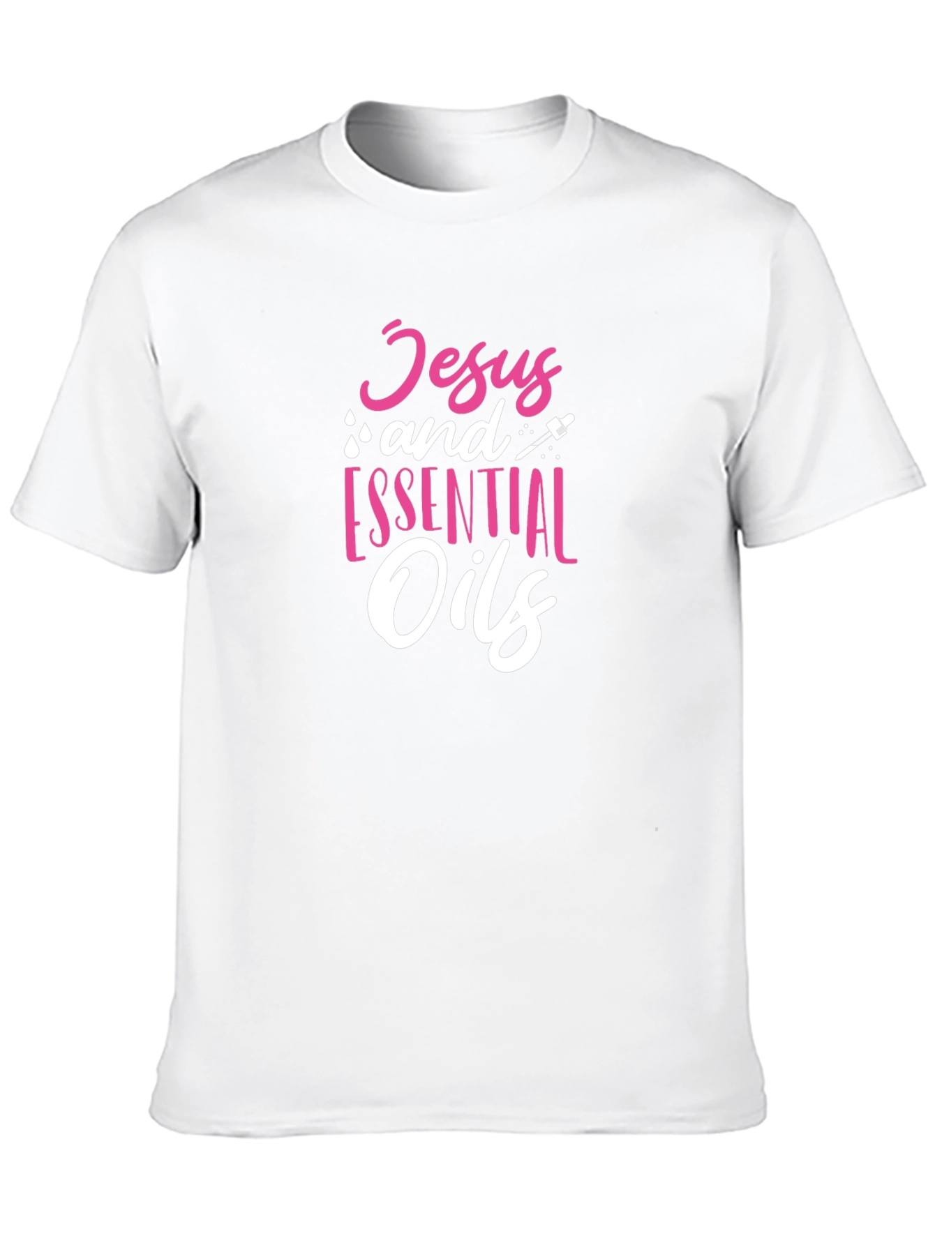 Jesus and Essential Oils Graphic T-Shirt