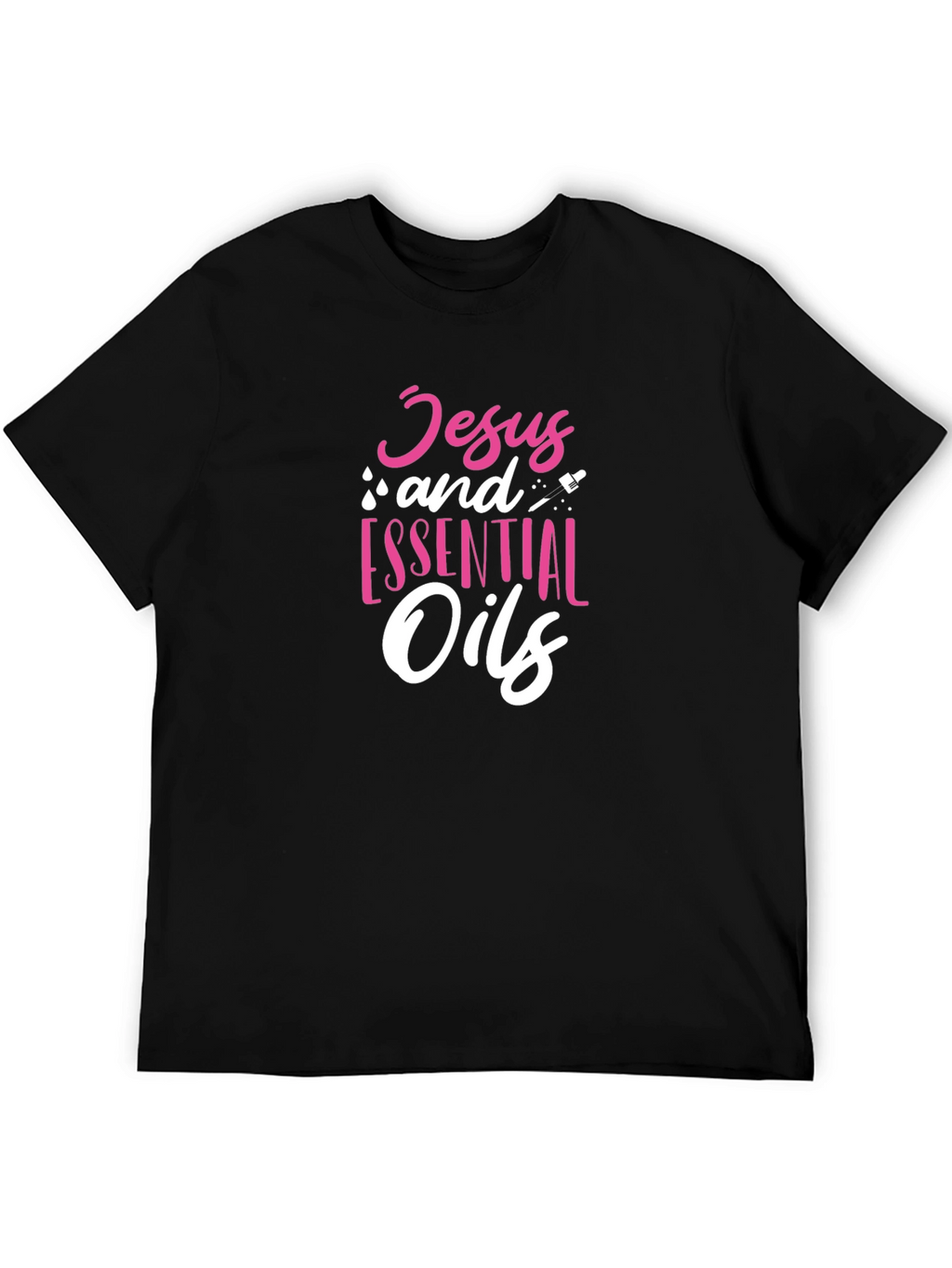 Jesus and Essential Oils Graphic T-Shirt