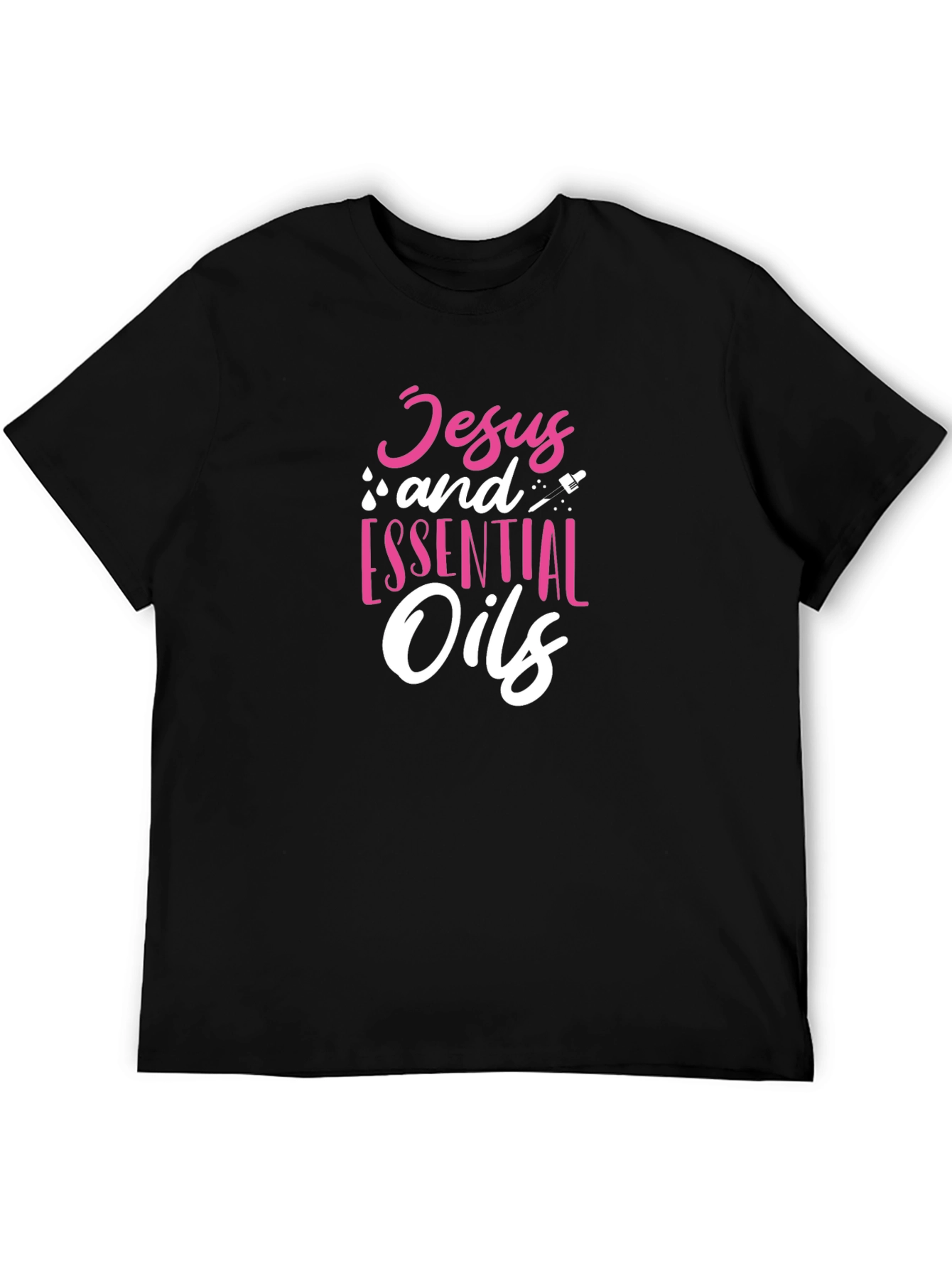 Jesus and Essential Oils Graphic T-Shirt