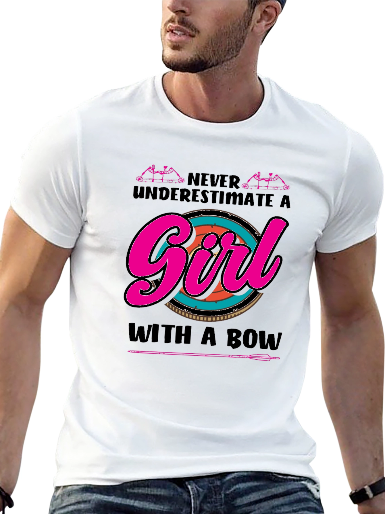 Archer Girl T-Shirt - Never Underestimate