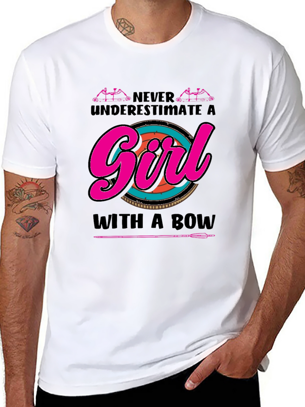 Archer Girl T-Shirt - Never Underestimate