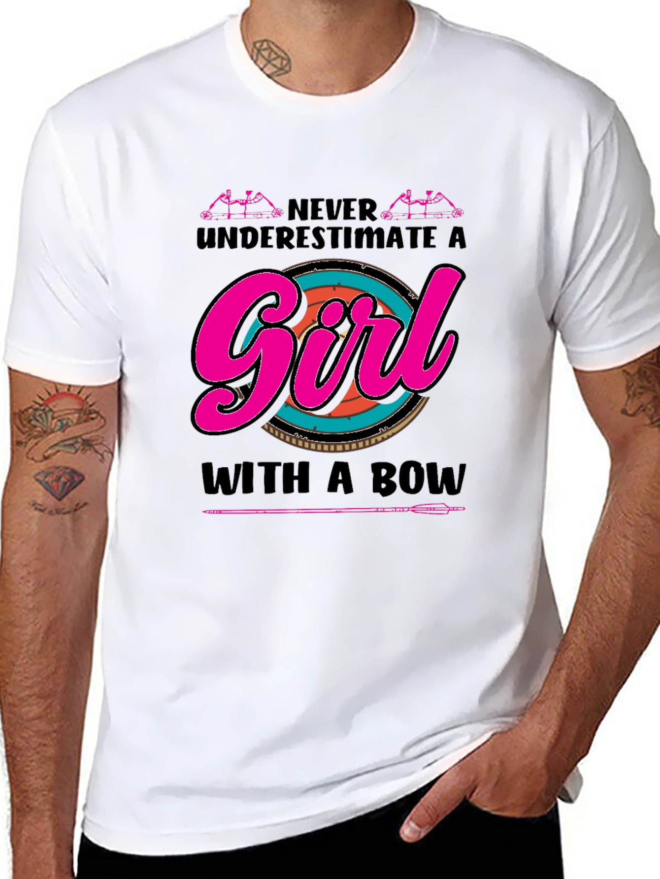 Archer Girl T-Shirt - Never Underestimate