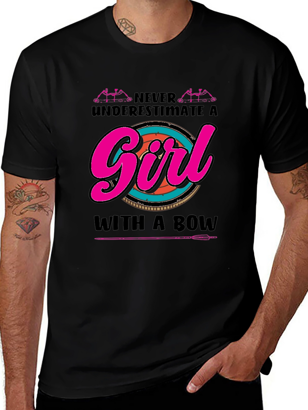 Archer Girl T-Shirt - Never Underestimate