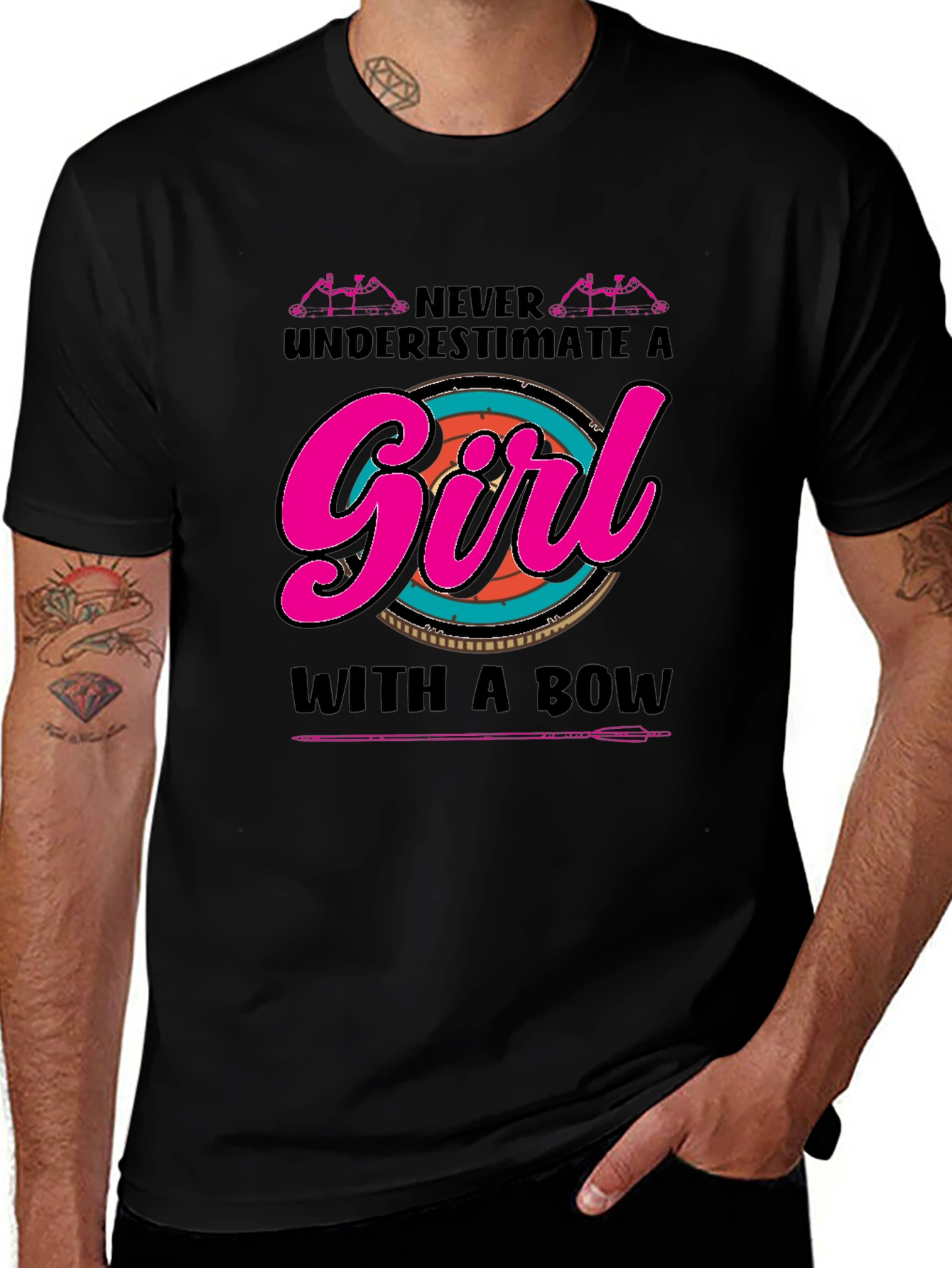 Archer Girl T-Shirt - Never Underestimate