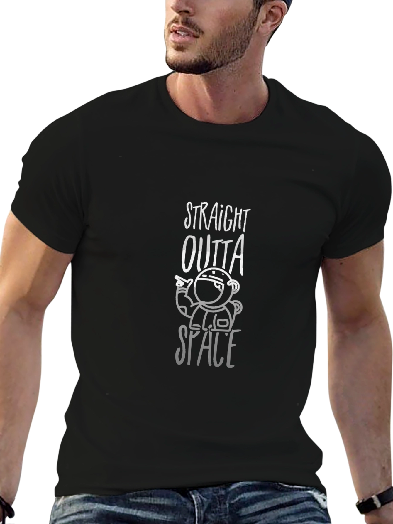 Straight Outta Space Graphic T-Shirt