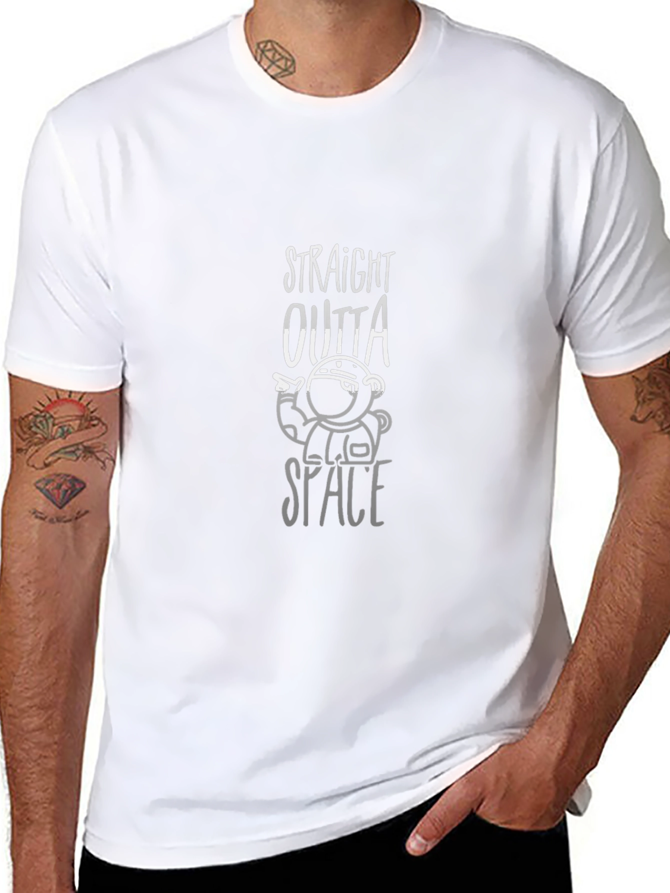 Straight Outta Space Graphic T-Shirt