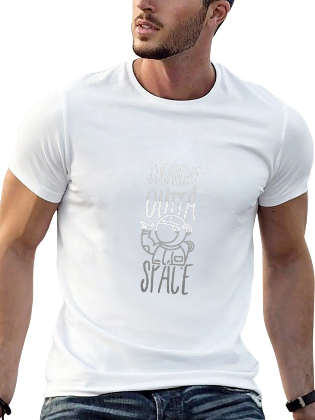 Straight Outta Space Graphic T-Shirt