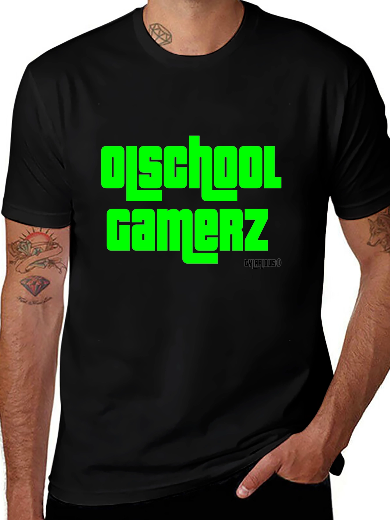 Oldschool Gamerz Black T-Shirt