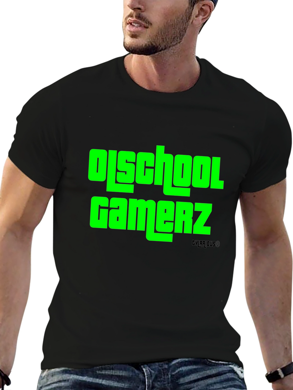 Oldschool Gamerz Black T-Shirt